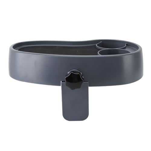 Slip Hot Tub Tray with Cup Holder, Bath Tub Table Tray for Beverages Books Food, Plastic Spa Pool Serving for Adults