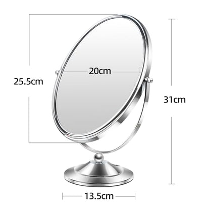 Surdy Vanity Mirror Makeup Mirror with Stand, 1X/3X Magnification Double Sided 360 Degree Swivel Magnifying Mirror, Portable Table Desk Counter top Mirror Bathroom Shaving Mirror
