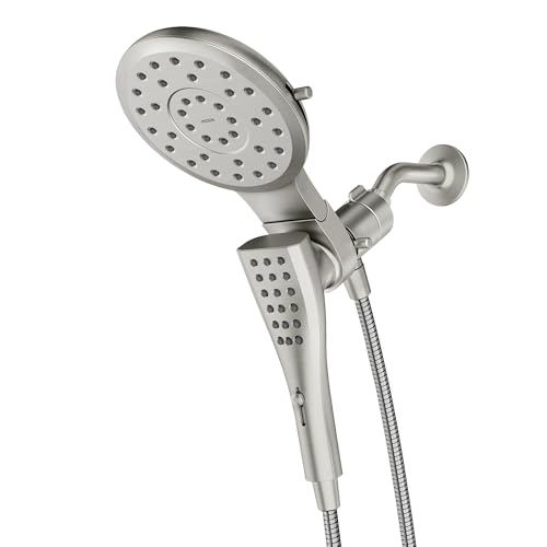 Moen Verso Chrome Round Rain Shower Head and Detachable Handshower Combination with Magnetix Docking System and 60-inch Metal Hose, 220C2 - color: Chrome