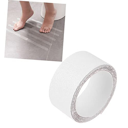 VOSAREA 3Rolls Transparent Slip Bathtub Stickers of Peva Decals for Safe Bathing Self Adhesive Non Slip for Slippery Surfaces Bathroom and Tub
