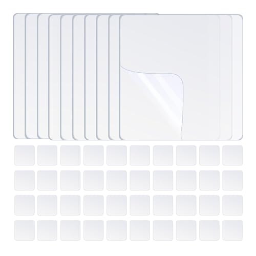 ZOMPAGO Heavy Duty Double Sided Mounting Square Tape Picture Hanging 50PCS | Waterproof, strong high strength adhesion, removable no residue, shower applicable, durable wall mounting adhesive dots - size: 50PCS（Square）