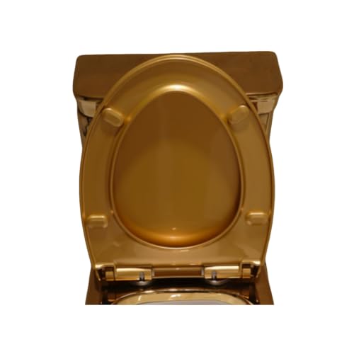 Soft Close Toilet Seat,Quick Release for Easy Cleaning,Top Fixing,Adjustable Hinges,Anti-Slip Universal Seats Cover for Bathroom