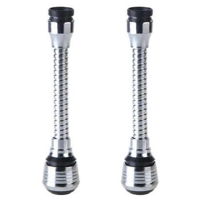 2Pcs Kitchen Faucet Extender Universal Faucet Spray Head 360° Swivel Adjustable Nozzle Spout for Bathroom Kitchen Tap Nozzle Filter Adapter