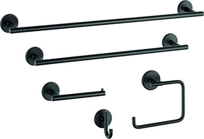 Delta Single Post Toilet Paper Holder | Matte Black | Wall Mount | Trinsic Bathroom Accessories