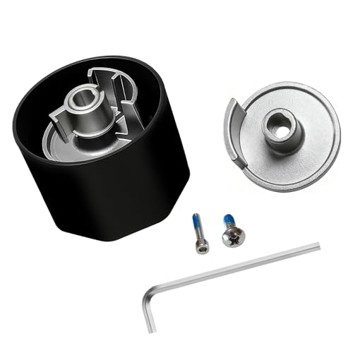 All Metal Replacement for 100657 Moen Tub/Shower Lever Handle,Compatible with Moen Valve Systems and trol Valve,A Fashionable Polygonal knob Style,Matte Black