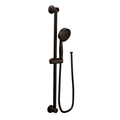 Moen Eco-Performance Oil-Rubbed Bronze Detachable Handheld Showerhead with 69-Inch-Long Hose Featuring 24-Inch Slide Bar, 3668EPORB - color: Oil Rubbed Bronze