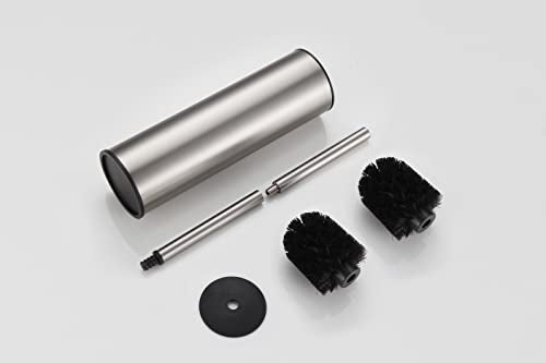 BGL Toilet Brush and Holder,Stainless Steel Toilet Brushes for Bathroom with Holder, Toilet Bowl Brush and HolderBrushed Nickel - color: Brushed Nickel