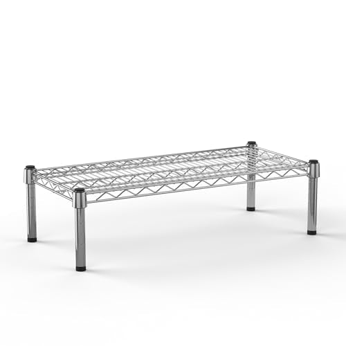 14" Deep x 30" Wide x 8" Height 1-Tier Wire Shelving Kit | NSF Commercial Storage Rack Unit - size: 14" Deep x 30" Wide