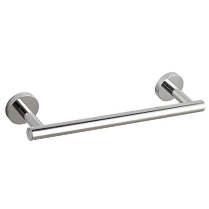 GERZ 12-Inch Hand Towel Holder Modern Towel Ring Hand Towel Bar Towel Hanger Wall Mount, Polished Finish AG1101C30.5-JG - color: Chrome, size: 12 Inch (Pack of 1)