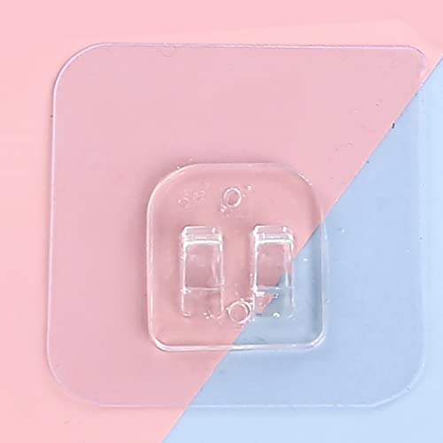 12 PCS Wall Mounted Replacement Sticky Pads for Kitchen Bathroom Shower Caddy Organizer Rack Holder Nail Free Adhesive Hooks (Claw Shape) - color: Claw Shape