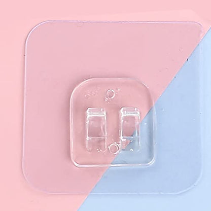 12 PCS Wall Mounted Replacement Sticky Pads for Kitchen Bathroom Shower Caddy Organizer Rack Holder Nail Free Adhesive Hooks (Claw Shape) - color: Claw Shape