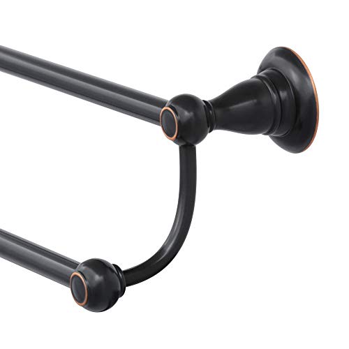 Delta Porter 24 in Wall Mount Double Towel Bar Bath Hardware Accessory in Oil Rubbed Bronze 78425-ORB