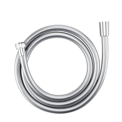 48 Inches Shower Bidet Hose Replacement Silver | Rv Shower Hose Showerhead Hose For Faucet, Showerhead, Sprayer, Bidet, Pet Cleaning,4 ft Hand Held Shower Hoses Replacement - color: Silver, size: 48 In