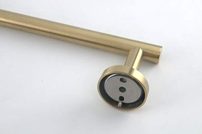 TocTen Hand Towel Holder/Towel Ring - Thicken SUS304 Stainless Steel Bathroom Hand Towel Bar, 9Inch Heavy Duty Wall Mounted Towel Rack Hanger (Brushed Gold) - color: Gold, size: 9 In-Round