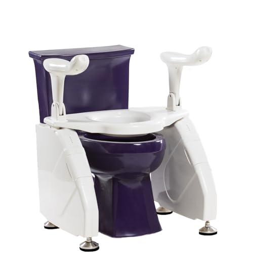 Dignity Lifts DL2 Deluxe Toilet Lift, Electric Powered, 300 lb Capacity, White