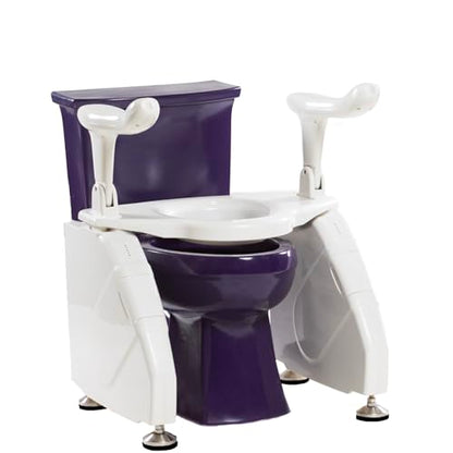 Dignity Lifts DL2 Deluxe Toilet Lift, Electric Powered, 300 lb Capacity, White