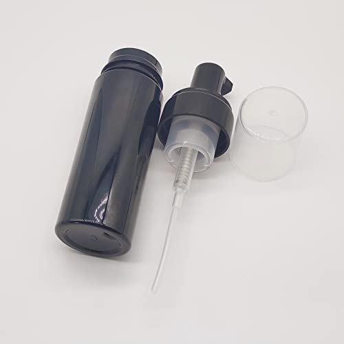 150ml Empty Foam Pump Bottle, 5oz Foaming Dispenser Soap Plastic Container for Facial Cleanser Shampoo Hand Soap (Black)