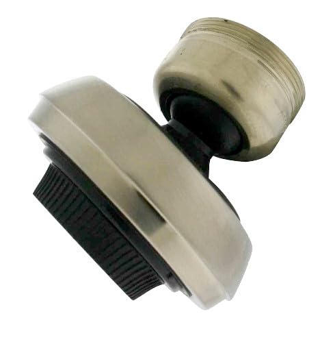 Neoperl Bubble-Stream Kitchen Swivel Spray Aerator, Dual Thread, 2.2 GPM, Brushed Nickel, Plastic