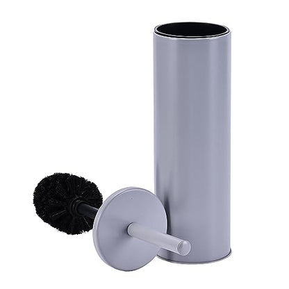 Deep & Sturdy Toilet Bowl Brush with Holder - Durable Scrubbing - Toilet Cleaners - Household Essentials - Bathroom Cleaner - Cleaning Supplies - Household Supplies, Matte Gray - color: Matte Gray Reese