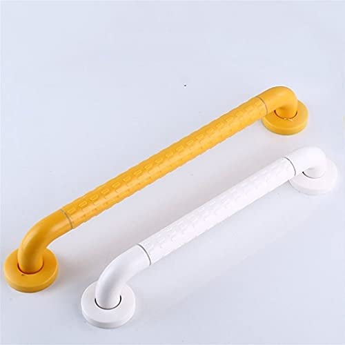Bathroom Grab Bar Safety Support Rail, Elderly Freestanding Toilet Nylon Bars,Stainless Steel Bar,Children Bathing Handle,Anti-Slip - color: Yellow, size: 40cm