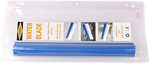 Water Blade 12" - Super Flexible T-Bar Silicone Squeegee - for Car Or Home Use - Best for Automotive Or Bathroom Drying!