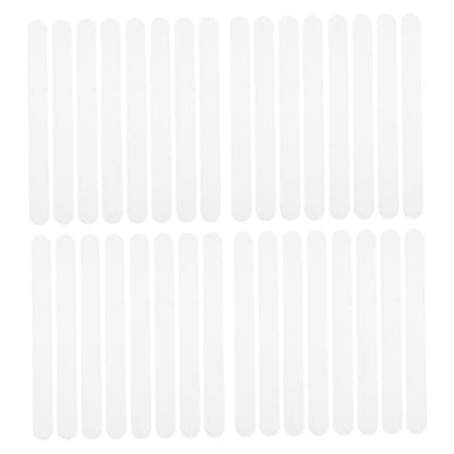 36pcs Transparent Slip Shower Stickers Self Adhesive Bath Tub and Stair Safety Strips Peva Material for Enhanced Traction Easy to Apply and Remove