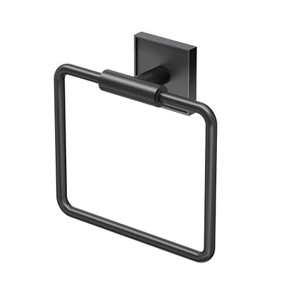 Gatco 5612MX Mode Towel Ring, Matte Black - color: Matte Black, style: Mode