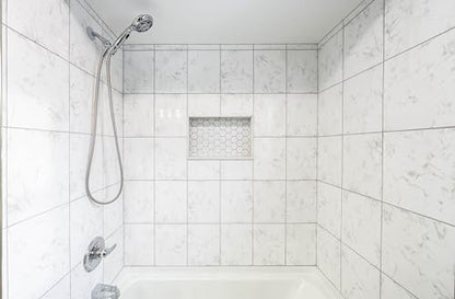 New Ready for Tile Recessed Bathroom Shower Shampoo Shelf Niche (14 in x 22 in) - size: 14" x 22" Rectangular