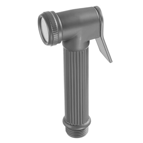 uxcell Handheld Bidet Sprayer for Toilet, Metal Bathroom Sprayer Kit Adjustable Water Pressure Control for Kitchen Bathroom Toilet Flushing Washing, Grey - color: Gray
