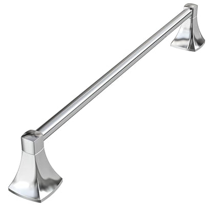 24 Inch Chrome Towel Bar Towel Rack for Bathroom Kitchen Hand Towel Holder Dish Cloths Hanger SUS304 Stainless Steel Rustproof Wall Mount - color: Chrome, size: 24 inch