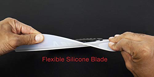 Detailer's Preference Silicone Water Blade Windshield Squeegee for Cars, Streak-Free Drying Tool for Glass, Paint, and Chrome, Flexible Edge for Auto Detailing Professionals, 12.25-Inch (Pack of 2) - size: Standard (Pack of 2)