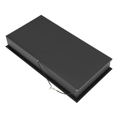 12 * 24In RGB LED Light Shower Niche, 2-Tier Stainless Steel Recessed Storage with Remote Control, Black No Tile Needed Wall Niche for Bathroom Storage Built-in Installation (12x24in RGB) - size: 12x24in RGB