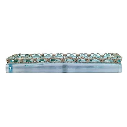 Avanti Linens - Vanity Tray, Coastal Home Decor, Seaglass - size: 10" x 5.5" x 1.3"