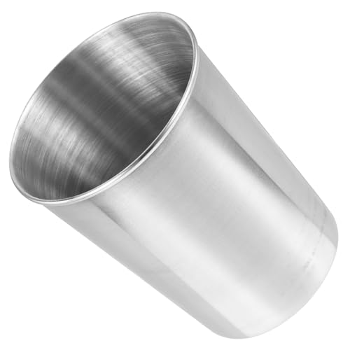 IMIKEYA Stainless Steel Toothbrush Holder Cup - Bathroom Tumbler for Mouthwash and Toothbrushes