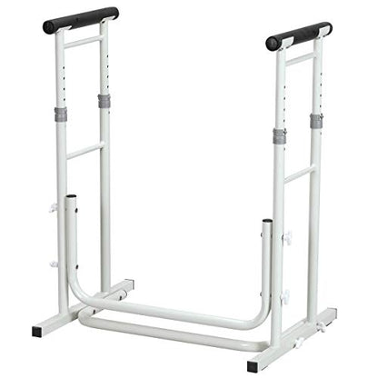Fox Valley Traders Freestanding Toilet Safety Support with Adjustable Arms