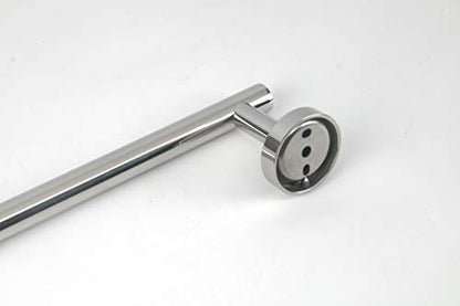 TocTen Hand Towel Holder/Towel Ring - Thicken SUS304 Stainless Steel Bathroom Hand Towel Bar, 9Inch Heavy Duty Wall Mounted Towel Rack Hanger (Polished Chrome) - color: Chrome, size: 9 In-Round