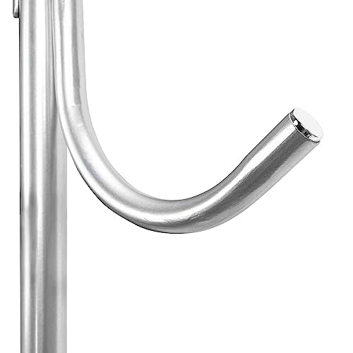 Household Essentials Hinge-It Clutterbuster Steel Valet Family Towel Bar, Silver - color: Silver