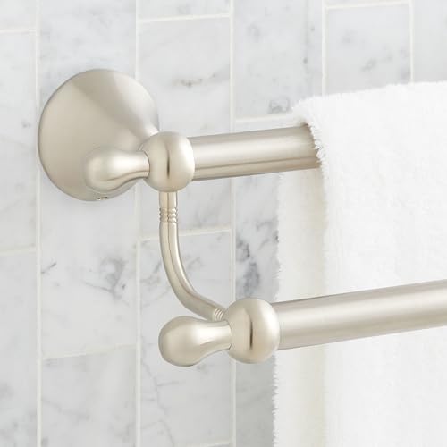 Signature Hardware 955107 Traditional 26-3/4" Towel Bar - color: Brushed Nickel