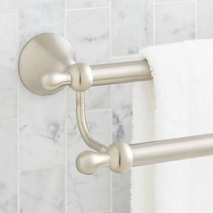 Signature Hardware 955107 Traditional 26-3/4" Towel Bar - color: Brushed Nickel