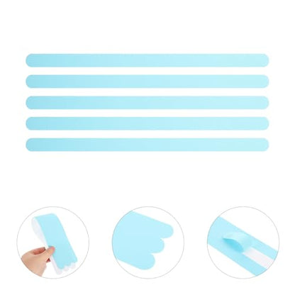 CHILDWEET 24pcs Peva Non Slip Shower Stickers Adhesive Safety Strips for Bathtub and Stairs Resistant to Peeling and Deformation Easy Clean Removal for Bathrooms and Pools