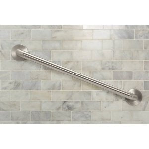 Moen 8730 Bathroom Safety 30-Inch Stainless Steel Bathroom Grab Bar with Concealed Screws, Stainless - color: Stainless, size: 30 Inch