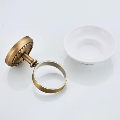 Antique Bronze Soap Holder for Bathroom Soap Dish Wall Mounted - color: Soap Holder