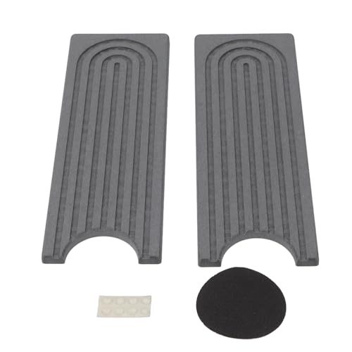 Aramox Diatomite Faucet Mat, Fast Drying Absorbent Pad with Sanding Tool, Dark Gray, 23.6x3.9 Inch, for Kitchen Bathroom RV Countertop - color: Dark Gray
