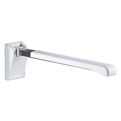 Flip Up Grab Bars for Bathroom, Handicap Rails ?Foldable Toilet Grab Bar Handles Support Bars Safety Handrails for Elderly Disabled Pregnant Shower AssistWithout Calling Bell（With calling bell） - size: With calling bell