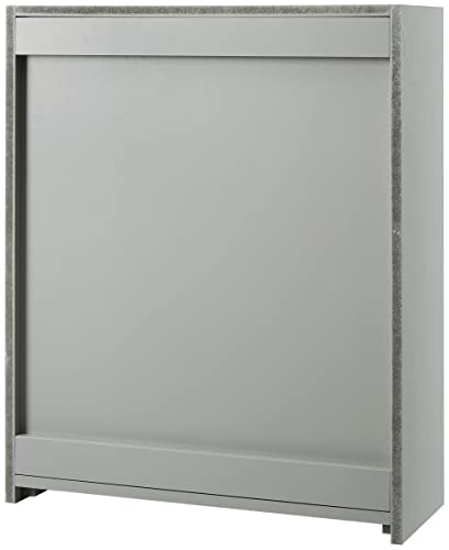 Crosley Furniture Savannah Wall Mounted Bathroom Storage Medicine Cabinet with Shelves, Gray - color: Grey, style: Wall Cabinet