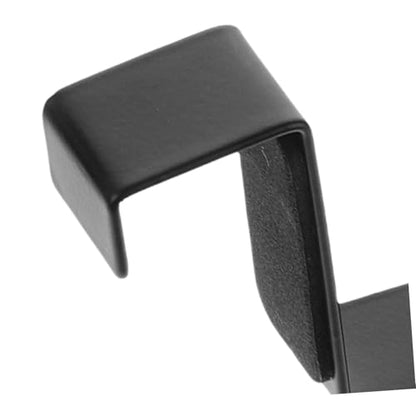 WOONEKY Stainless Steel Over Door Towel Rack Space-Saving Towel Holder for Bathroom and Kitchen and Stylish Cabinet Door Hanger for Multiple Finish