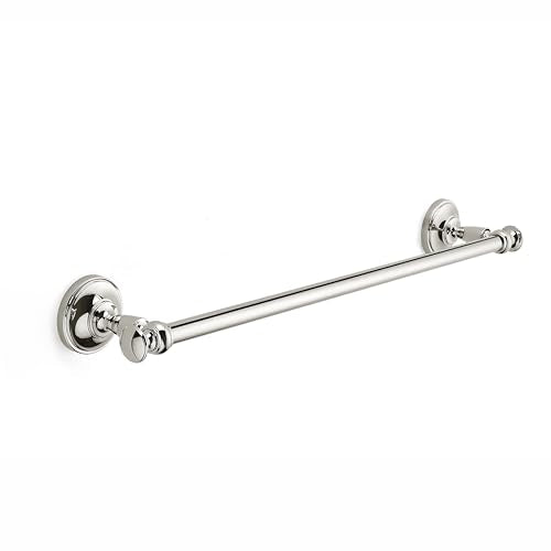 khtumeware 1 Pack Vibrant Polished Nickel Towel Bar 18 Inch Towel Rack for Bathroom Wall Mounted Thicken Steel Towel Rod Modern Home Decor - color: Vibrant Polished Nickel, size: 18 Inch Towel Holder