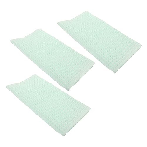 Zerodeko 3pcs Waffle Weave Cotton Towels Lightweight Absorbent Face and Bath Towels for Bathroom Soft Breathable Lint Quick Dry Multipurpose
