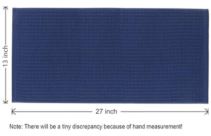 Mia's Dream Cotton Bathroom Hand Towels Set,3 Pack,13" x 27", Navy Blue | Quick Drying Hand Towels for Bathroom & Kitchen, Thin Bath Towels and Washcloths Sets, Soft Face Towels - color: Navy Blue (Hand Towel：13" X 27")