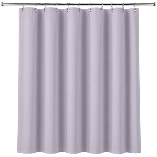 Dependable Industries inc. Essentials Premium 6 Guage PEVA Shower Curtain Liner - PVC Free Magnetized Bottom Odorless with Rustproof Grommets (Lilac) - color: Lilac